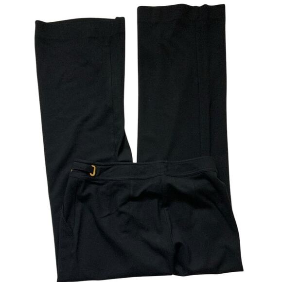 Vintage St John Pant Womens 4 Mid Rise Gold Buckle Minimalist Work Casual Preppy - Picture 6 of 8